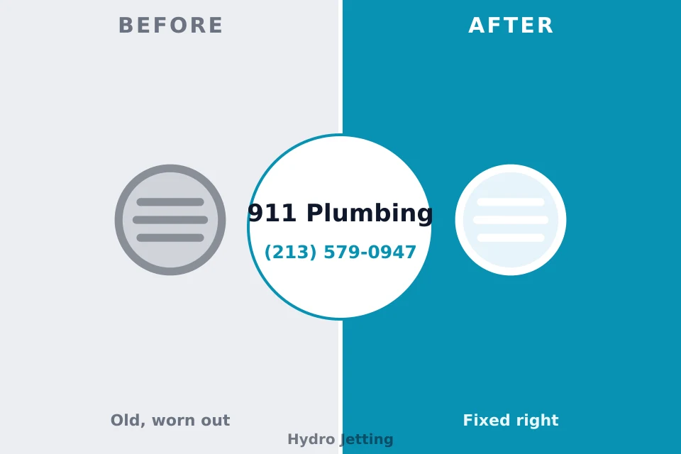 Before and after: plumbing repair Collins, MS